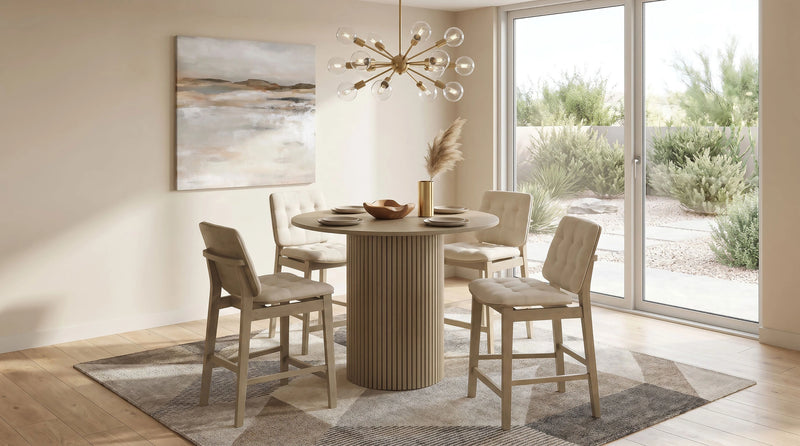 Redbridge Upholstered Dining Counter Chair of 2