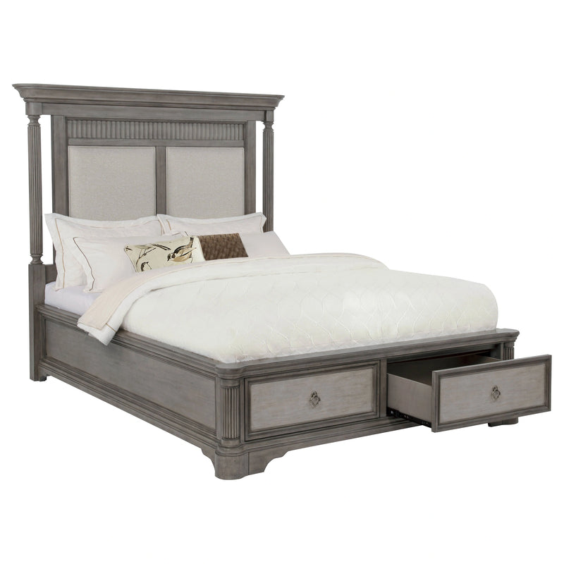 Cresswell Upholstered Storage Platform Bed