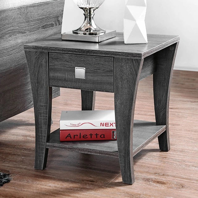 Mesa auxiliar Amity gris