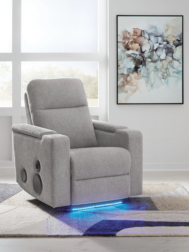 كرسي استرخاء بينيلاند الكهربائي القابل للإمالة مع نظام صوتي