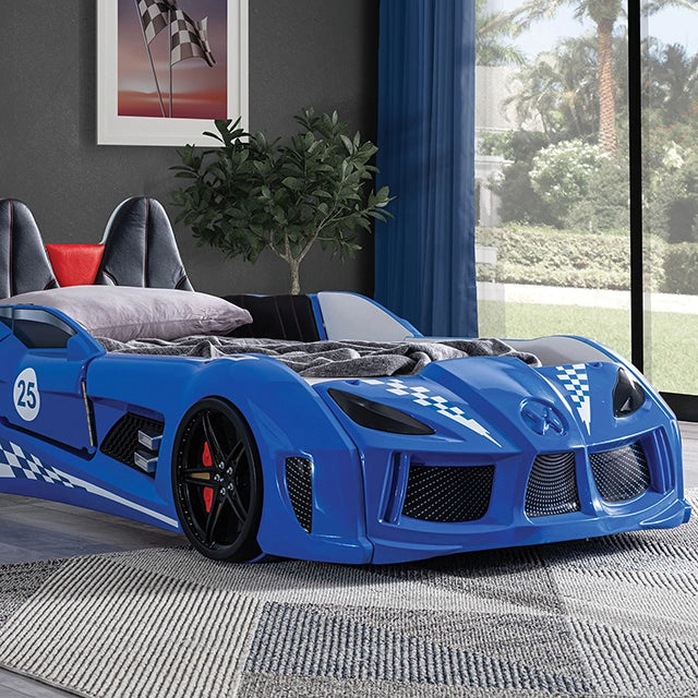 Pista Cama Blanca, Roja, Negra y Azul