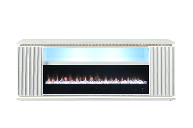 Mueble para TV Medea de 71" con chimenea eléctrica