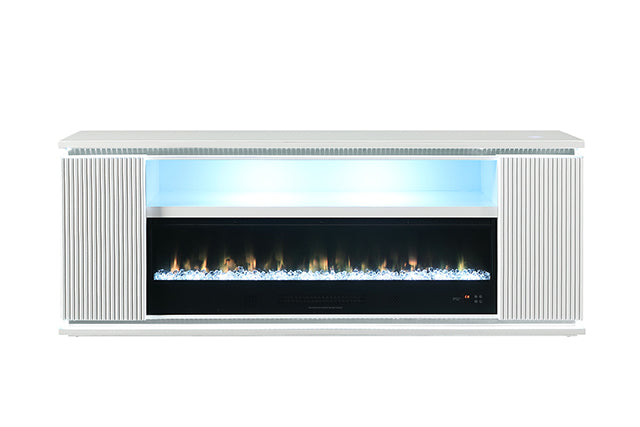 Mueble para TV Medea de 71" con chimenea eléctrica