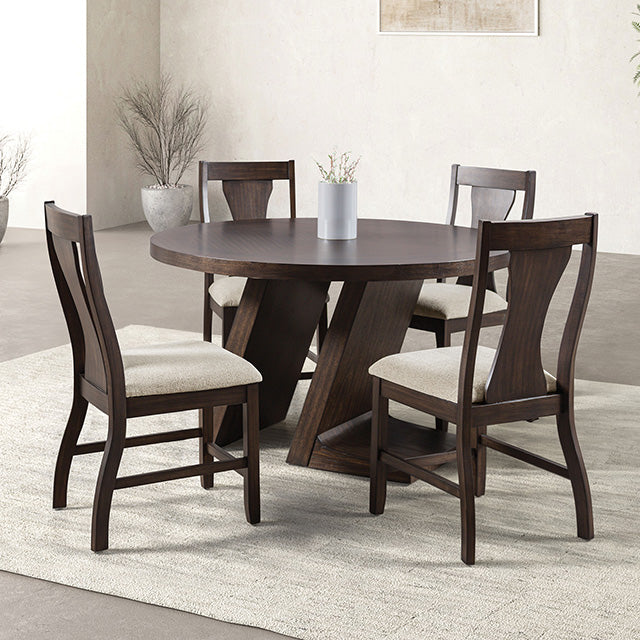 Mesa de comedor redonda Holsworthy