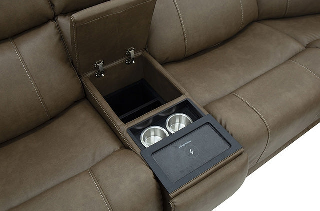 Seccional Orpheus Power con sillón reclinable elevador