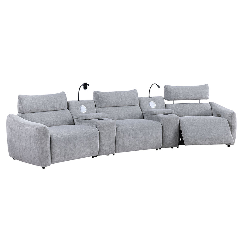 Modular Power Motion Armless Recliner